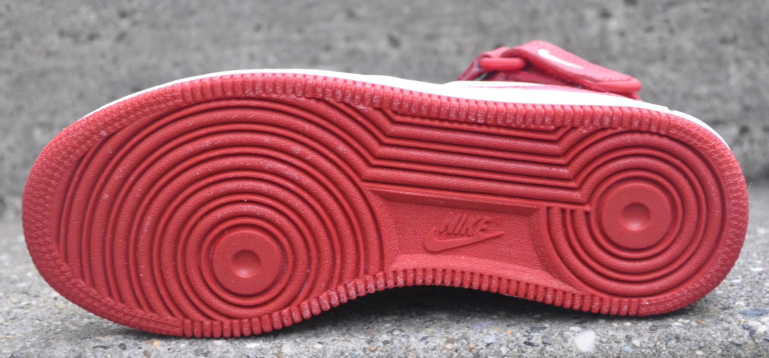 Kids Nike Air Force 1 Mid Red Jewel (Size 3) DS — RootsBK